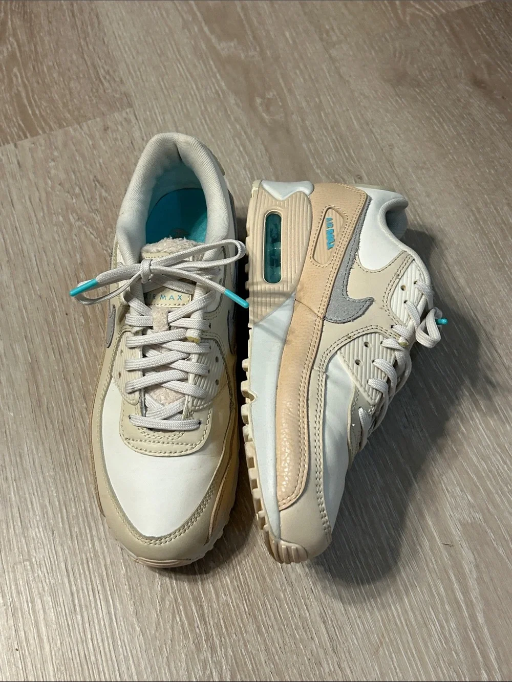 Nike Air Max 90 “Mama” Phantom Metallic Sneakers Size 9